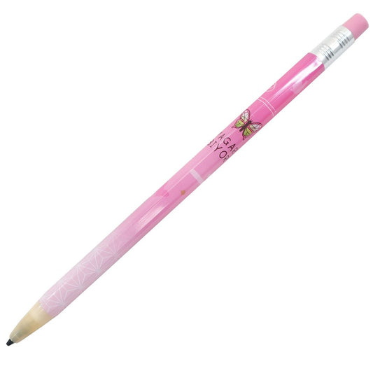 和柄びより 中学生 高校生 女の子向け シャーペン 鉛筆型 シャープ チョウ ピンク クーリア プレゼント 男の子 ギフト