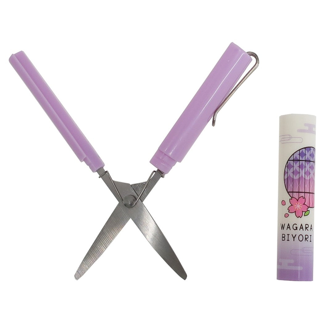 和柄びより 和風 コンパクト はさみ CHOKITTO チョキット 円窓 しっぽう×あみめ Q-LIA プレゼント 男の子