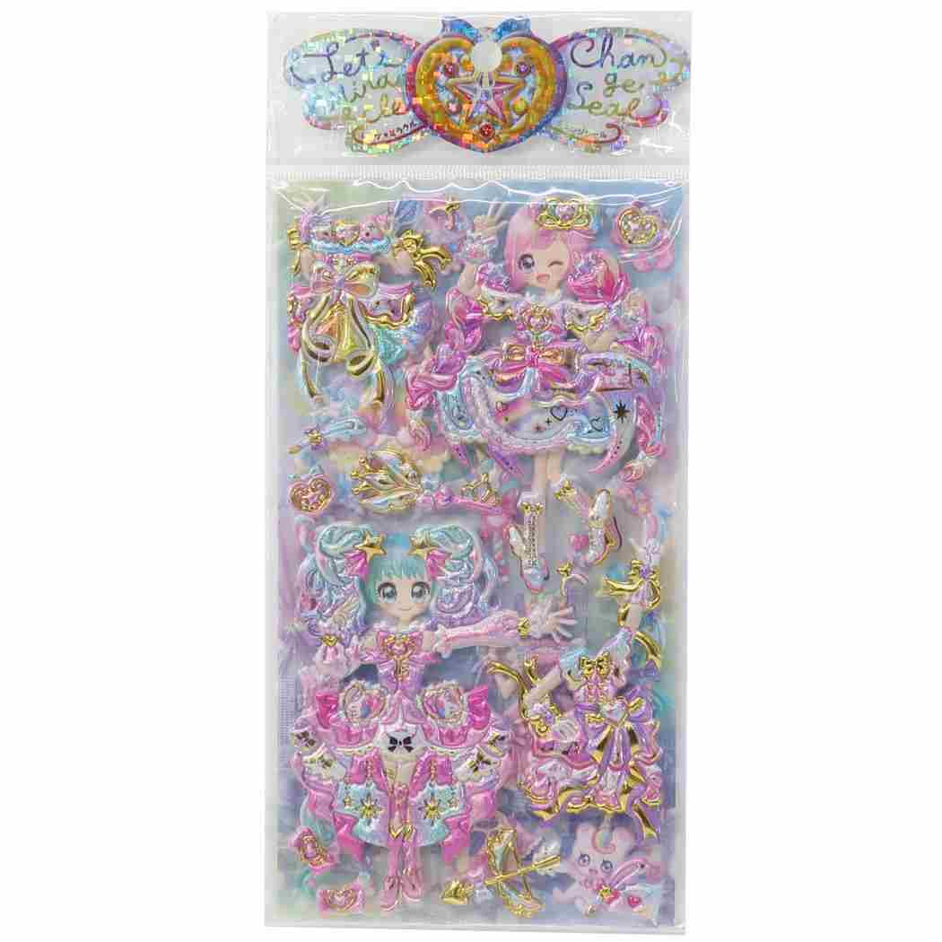 着せ替えシール レッツミラクルチェンジシール ドリーミーティアーズ 女の子 Q-LIA プレゼント 男の子 ギフト