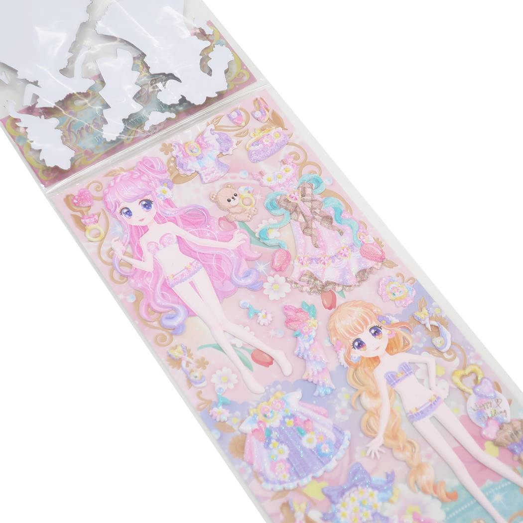 きせかえ シール ドレスアップ プリンセス シール ブルーミングウェディングプリンセス クーリア プレゼント 男の子 女の子 ギフト
