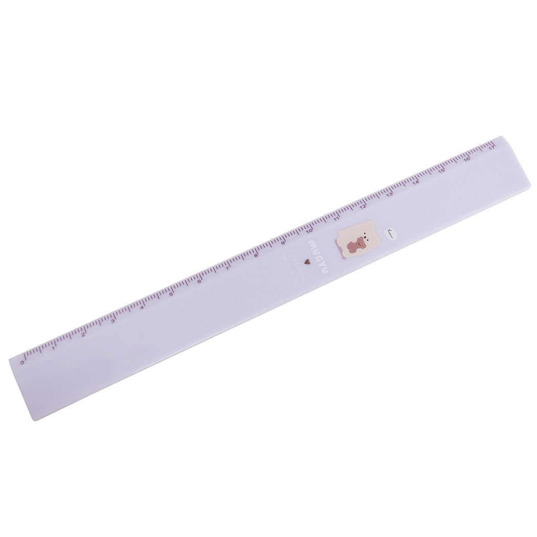 スリム 17cm 定規 ものさし はぐはぐふれんず くま 新学期準備文具 プレゼント 男の子 女の子 ギフト