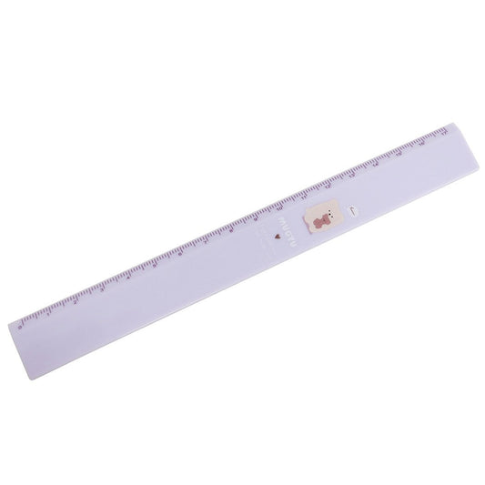 スリム 17cm 定規 ものさし はぐはぐふれんず くま 新学期準備文具 プレゼント 男の子 女の子 ギフト