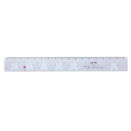 ものさし 17cm スリム ストレート スケール ディアマイバニー ブルー クーリア 新入学 新学期準備文具 プレゼント 男の子 女の