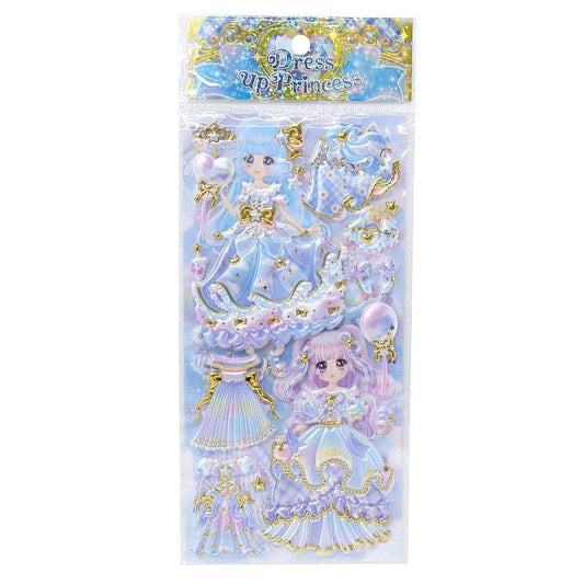 きせかえシール ドレスアッププリンセスシール シエルブループリンセス クーリア