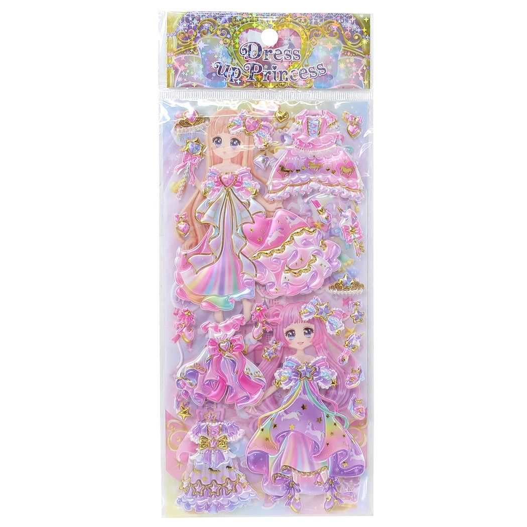 きせかえシール ドレスアッププリンセスシール ユニコーンロイヤルプリンセス クーリア
