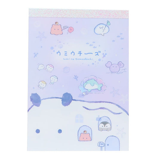メモ帳 ウミウチーズ Vメモ A6 おうち 新学期準備文具 かわいい