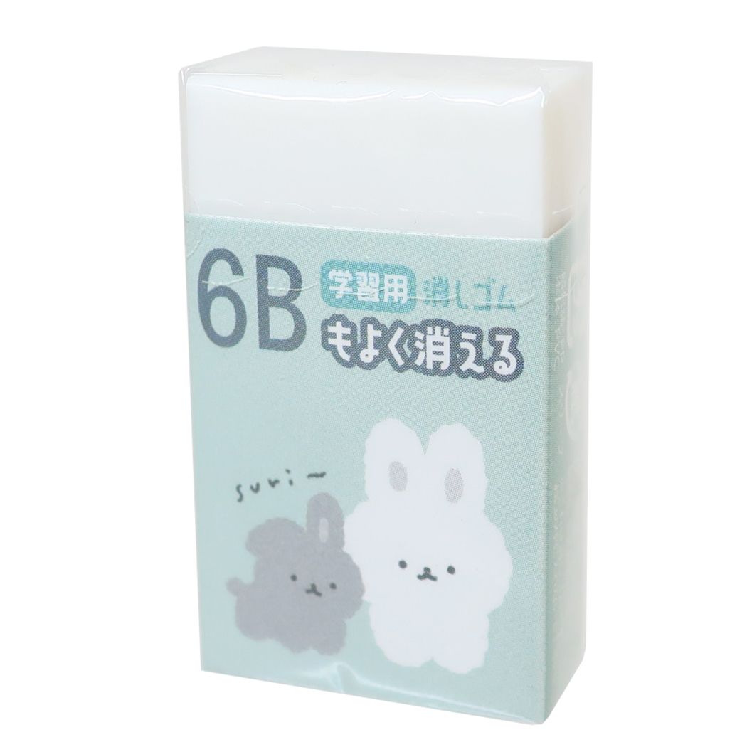 消しゴム 6Bもよく消える消しゴム Radar ゆるだらでいず うさ