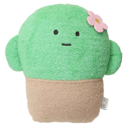 クッション ほっこりモコモカ フラットクッション さぼてんちゃん インテリア