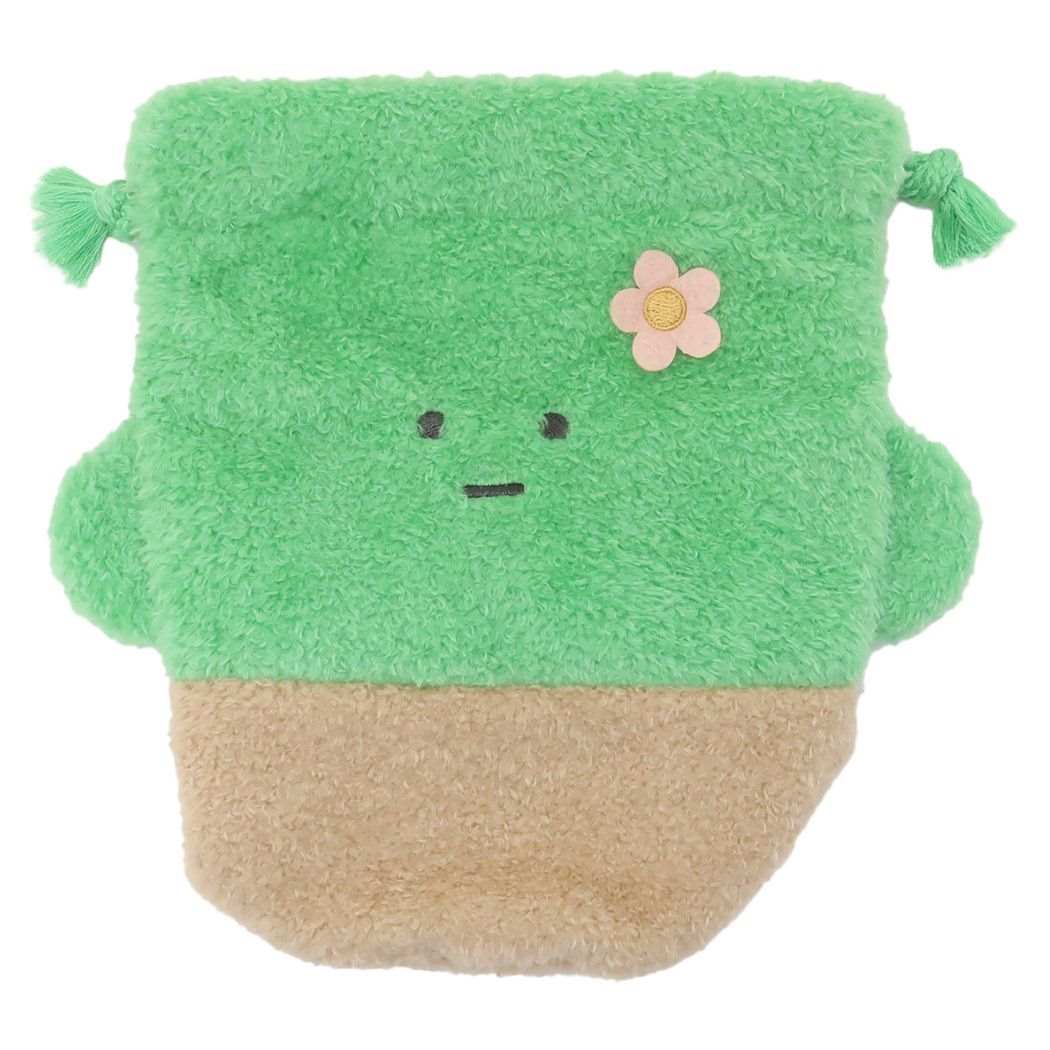 ぬいぐるみ巾着 ほっこりモコモカ 巾着袋 クーリア さぼてんちゃん