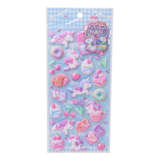シールシート スペシャルもっちもちシール ハピネスユニコーン クーリア