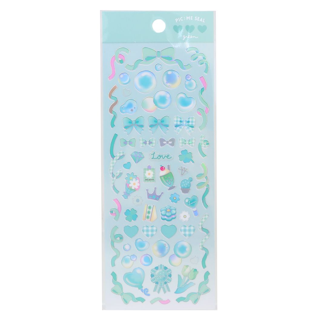 シールシート ピックミーカラー ピックミーシール グリーン 推し活