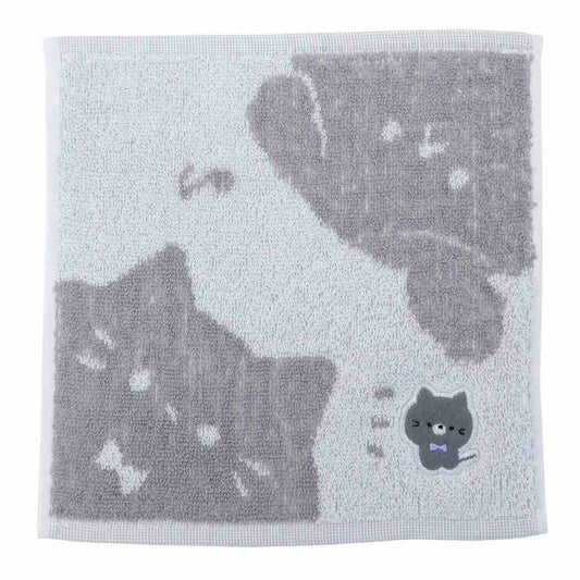 ミニタオル ジャガードミニタオル ねこ 猫 クーリア
