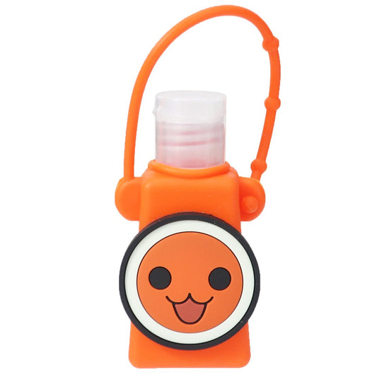 シリコンカバー付き ハンドソープ 太鼓の達人 携帯用液体せっけん 通販 どんちゃん りんごあめの香り グッズ プレゼント 男の子 女の