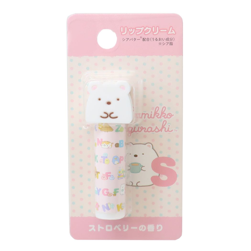すみっコぐらし グッズ コスメ雑貨 サンエックス キャラクター マスコット付きリップクリーム