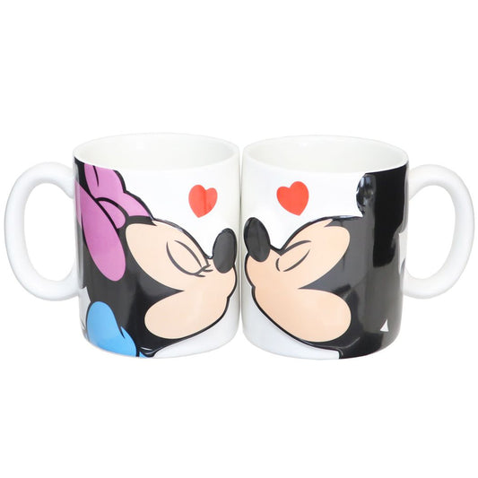 ミッキーマウス＆ミニーマウス ディズニー キャラクター ギフト食器 ペアマグカップ2個セット