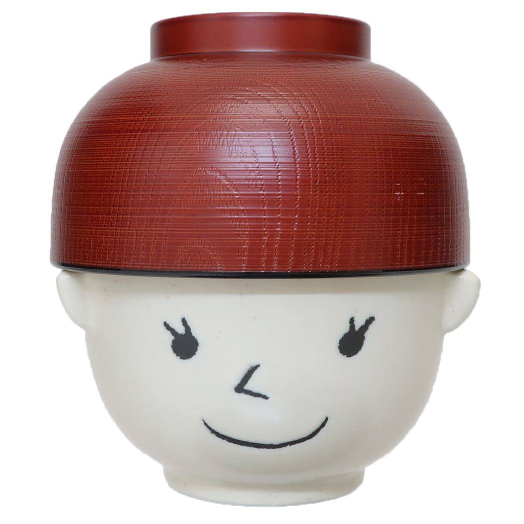 ご飯セット まんぷく美濃焼 まんぷくおとめの茶碗と椀 サンアート