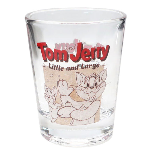 ショットグラス トムとジェリー ミニグラス ワーナーブラザース Little and Large 50ml プチギフト かわいい キャラクタークリスマ