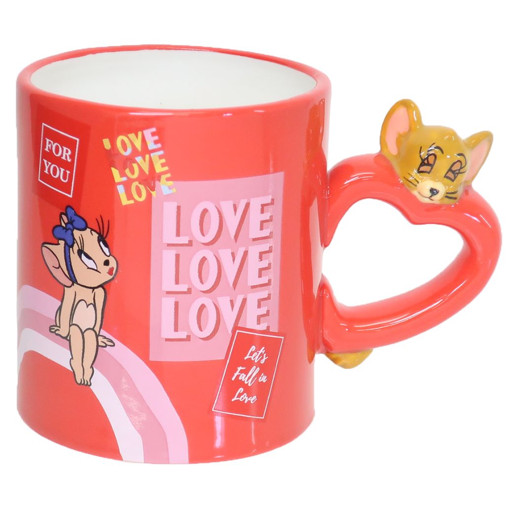 トムとジェリー 磁器製マグ ワーナーブラザース マグカップ キャラクター LOVE ジェリー＆チェリー