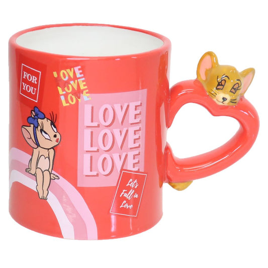 トムとジェリー 磁器製マグ ワーナーブラザース マグカップ キャラクター LOVE ジェリー＆チェリー