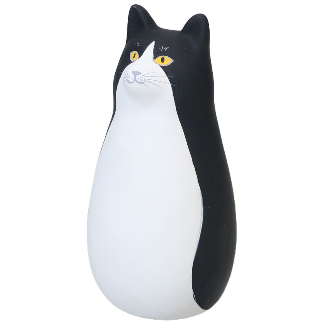 貯金箱 貯金箱猫 ハチワレ ねこ サンアート