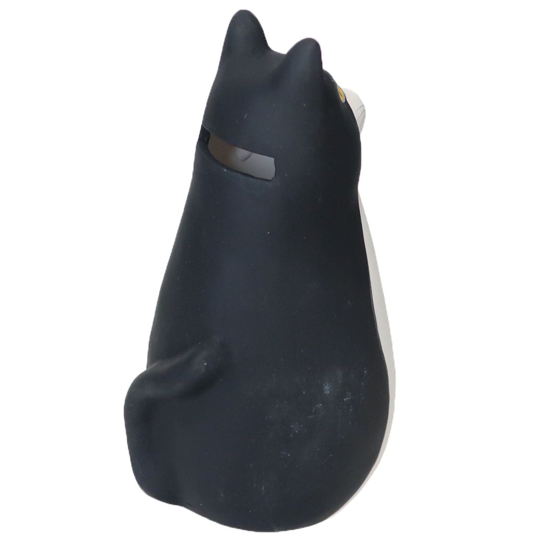 貯金箱 貯金箱猫 ハチワレ ねこ サンアート