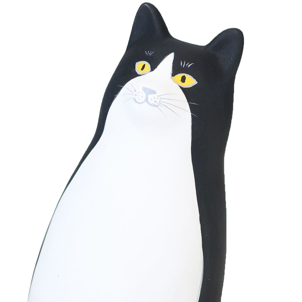 貯金箱 貯金箱猫 ハチワレ ねこ サンアート