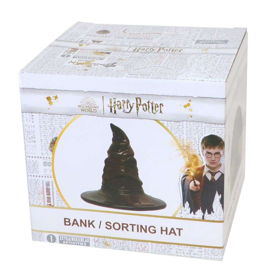 ハリーポッター 貯金箱 陶器製貯金箱 組み分け帽子　ワーナーブラザース 映画キャラクター