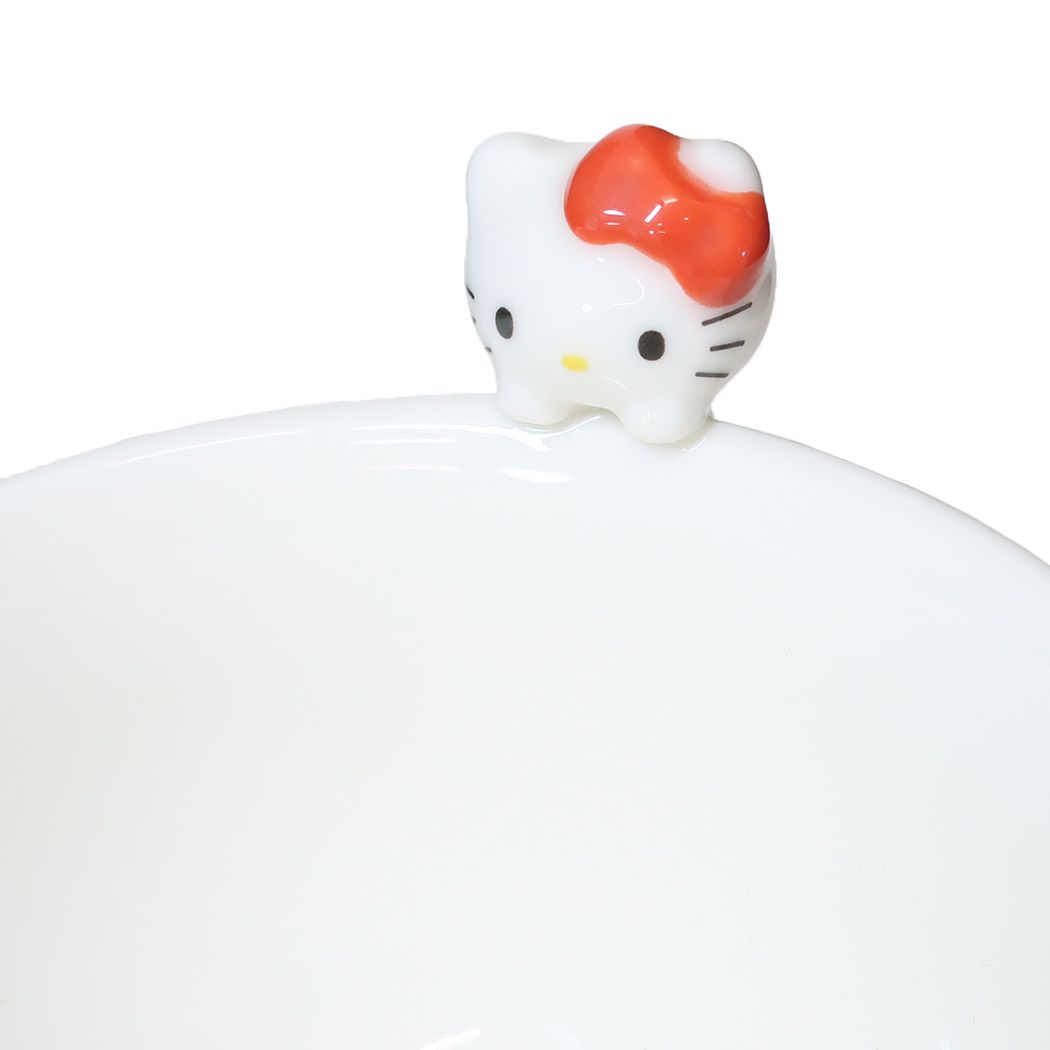 ハローキティ グッズ お茶碗 キャラクター のっかりフィギュア付き茶碗