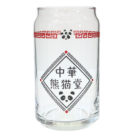 ガラスコップ 缶型グラス 中華熊猫堂 サンアート