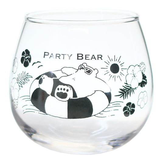 ガラスコップ ゆらゆらグラス PARTY BEAR