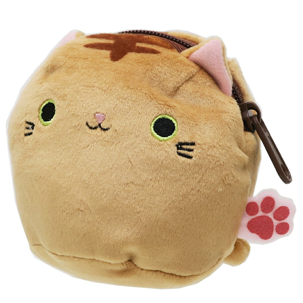 ねこだんご おもちぽーち ミニポーチ 三英貿易 とら グッズ 11×8×10cm 小物入れ プレゼント 男の子 女の子 ギフト