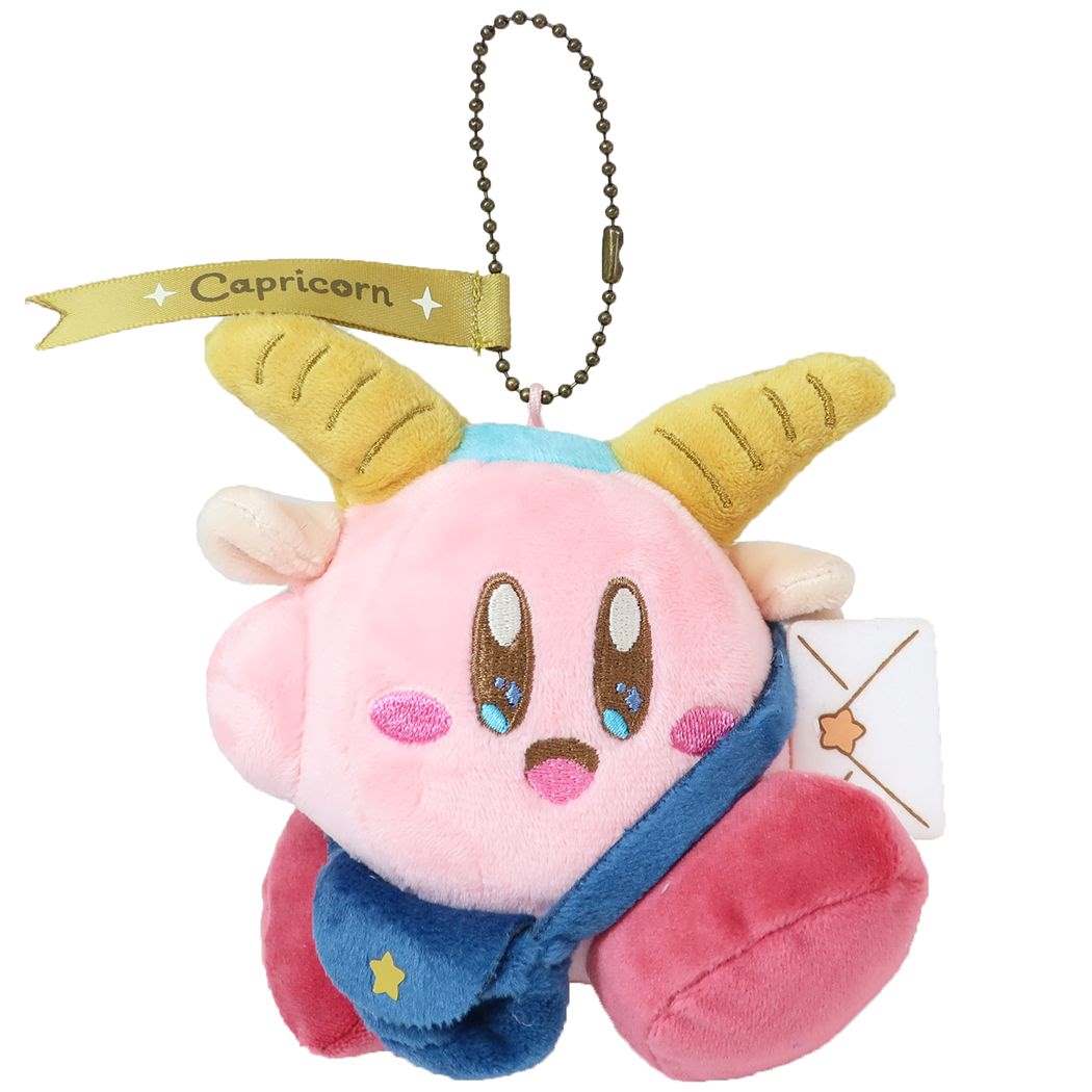 星のカービィ キャラクター マスコット ミニぬいぐるみボールチェーン やぎ座 プレゼント 男の子 女の子 ギフト