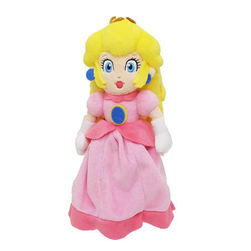 スーパーマリオ ぬいぐるみ ぬいぐるみS ピーチ姫 NEW 三英貿易 26cm プレゼント 男の子 女の子 ギフト