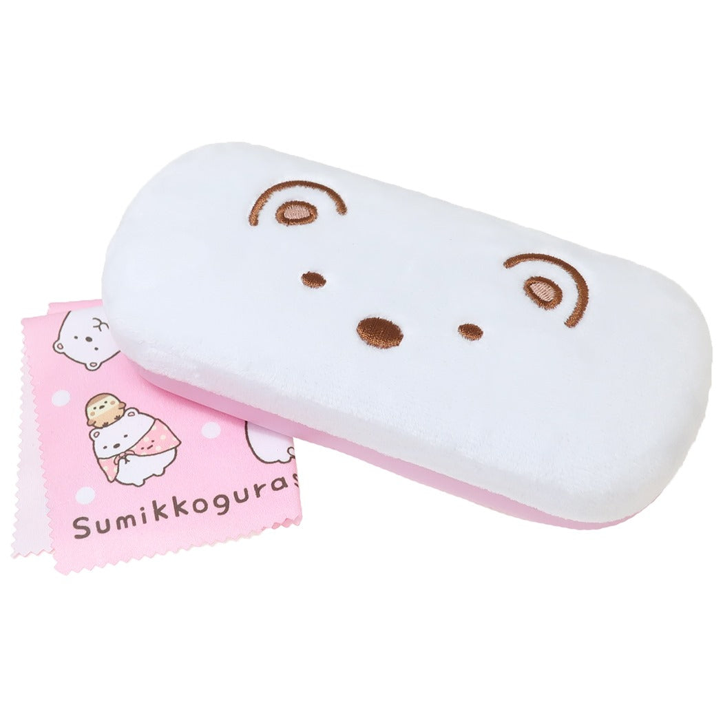 すみっコぐらし サンエックス キャラクター 眼鏡ケース クロス付きメガネケース しろくま プレゼント 男の子 女の子 ギフト