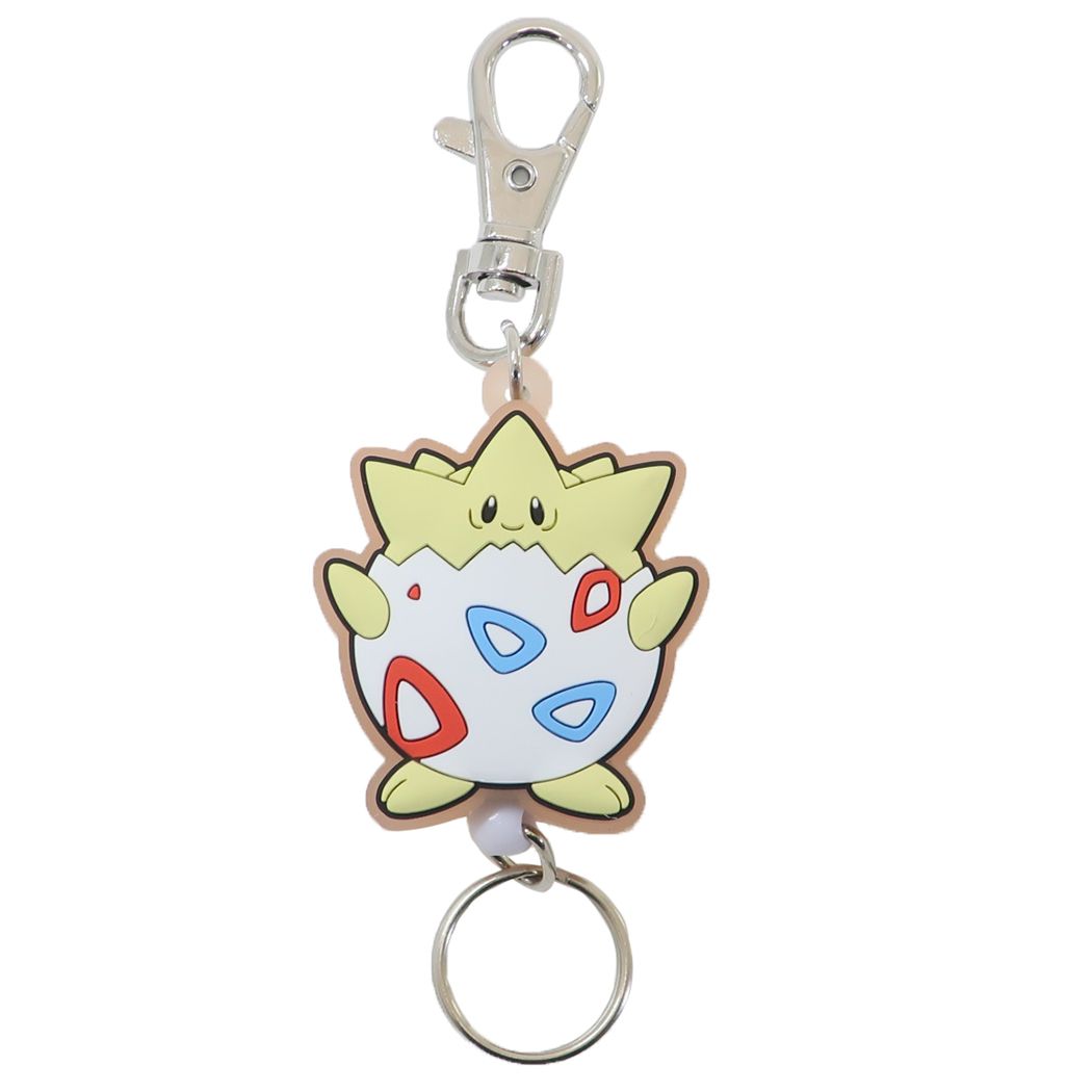 ポケットモンスター ポケモン キャラクター キーリング ラバーリールキーホルダー トゲピー