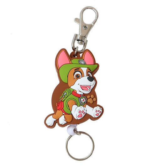 キーリング パウパトロール ラバーリールキーホルダー トラッカー エスケイジャパン