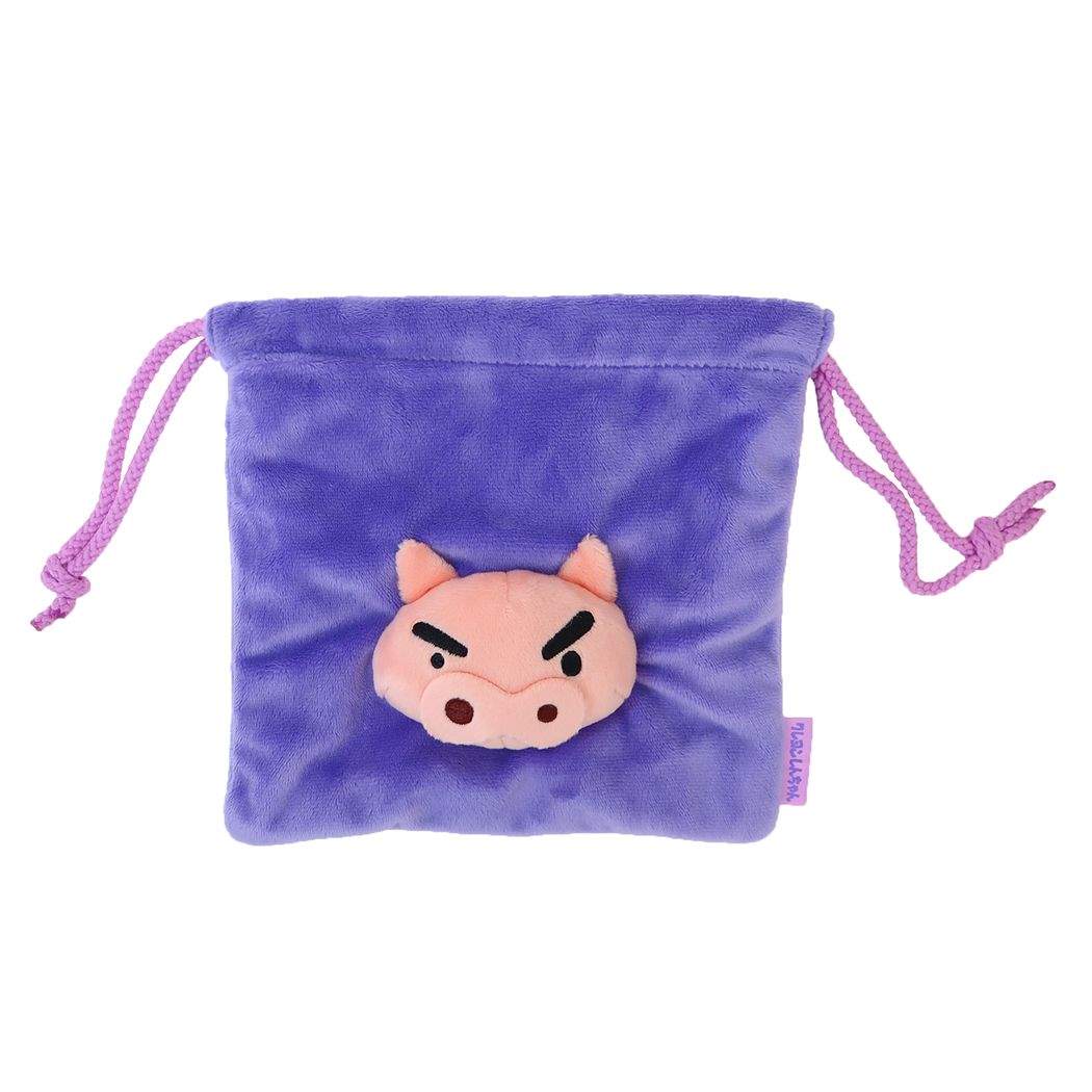 クレヨンしんちゃん フェイスマスコット巾着 きんちゃく袋 ぶりぶりざえもん アニメキャラクター