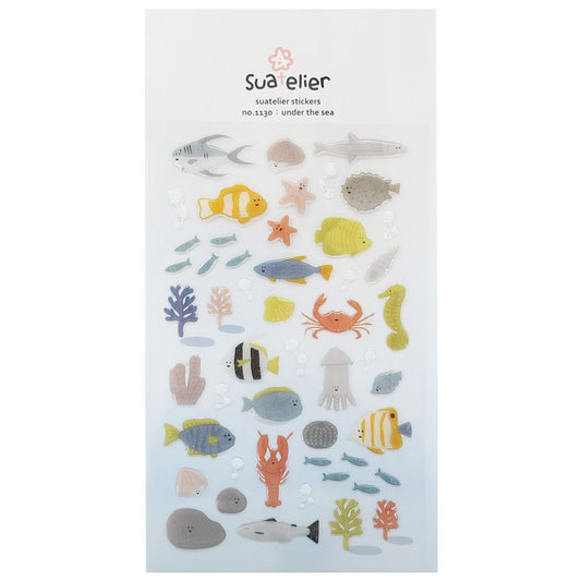 シールシート スワテリエステッカー under the sea 海 魚 プレゼント 男の子 女の子 ギフト