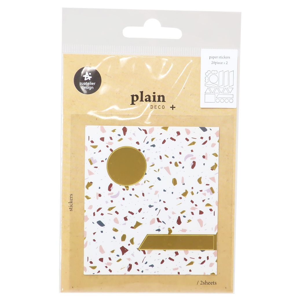 シールシート スワテリエ プレーンデコステッカー Plain Deco plain34 デコレーション DECOシール