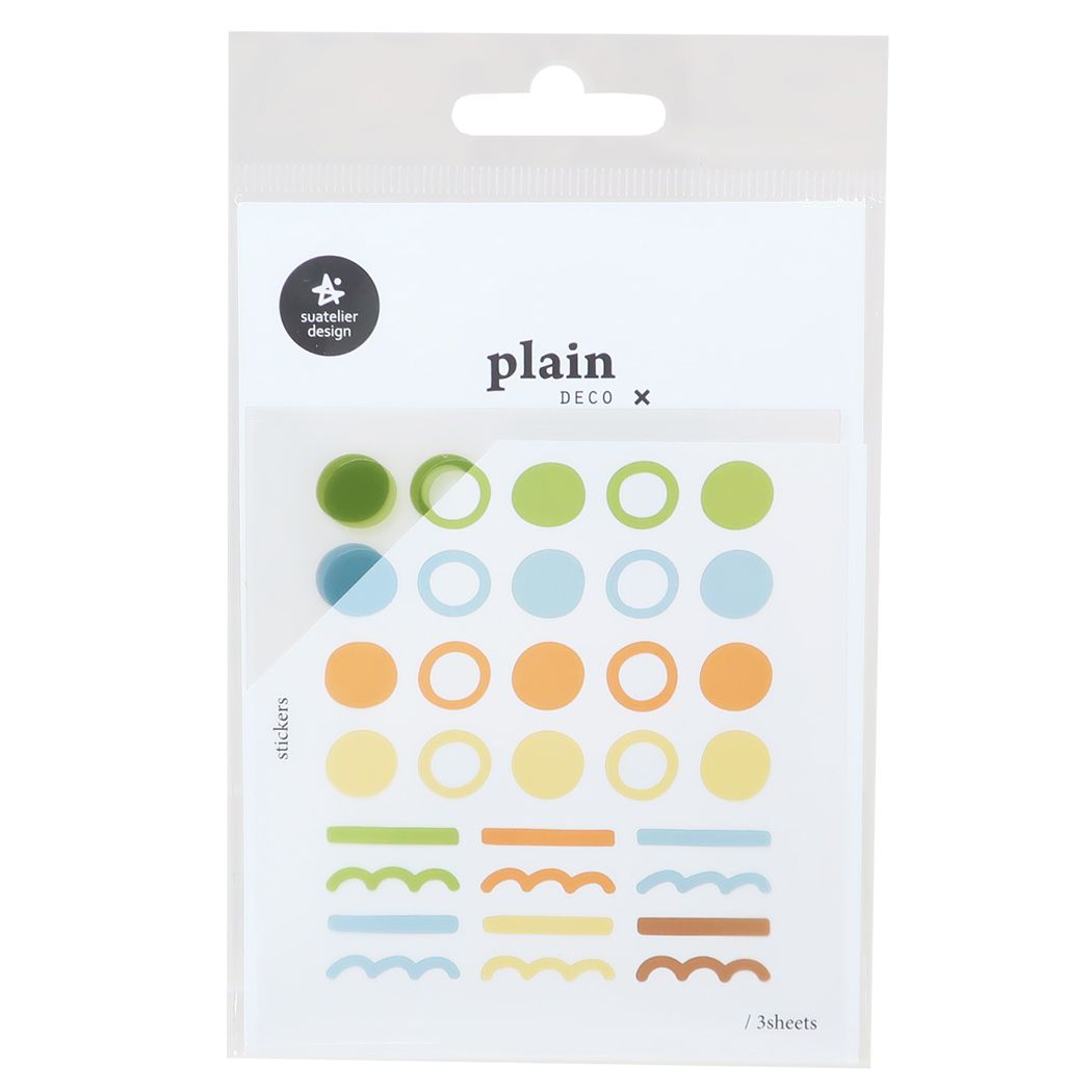 シールシート スワテリエ プレーンデコステッカー Plain Deco plain67 デコレーション DECOシール