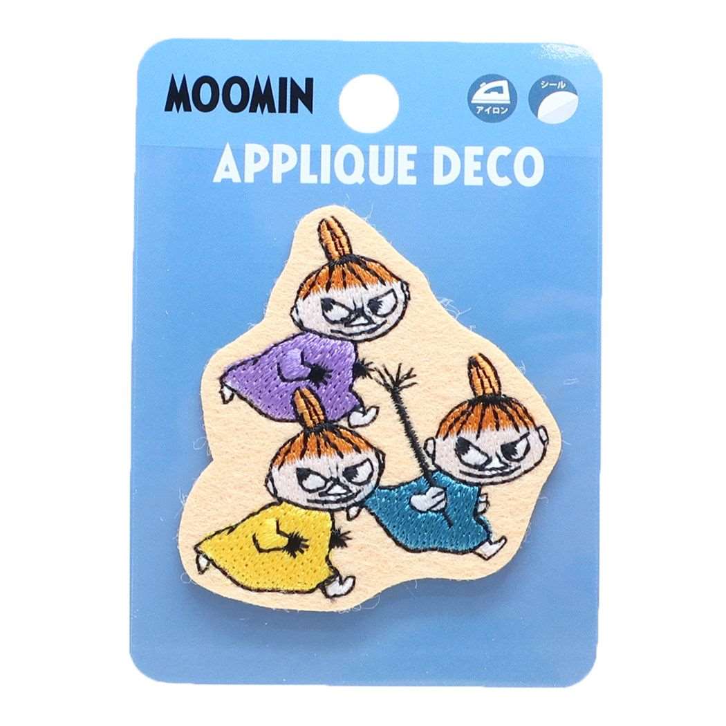 ムーミン 刺繍ステッカー アップリケ ミイきょうだい キャラクター