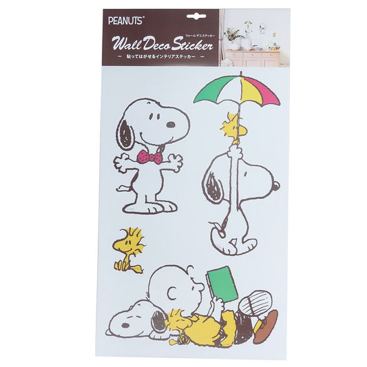 スヌーピー ビッグ ホーム デコシール ウォール デコステッカー SNOOPY3種 ピーナッツ S＆Cコーポレーション 30×58cm