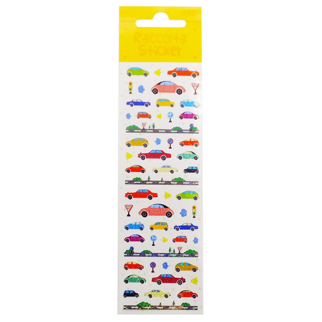 ラコルテステッカー Car くるま シールシート RCM118 かわいい 手帳デコ グッズ プレゼント 男の子 女の子 ギフト