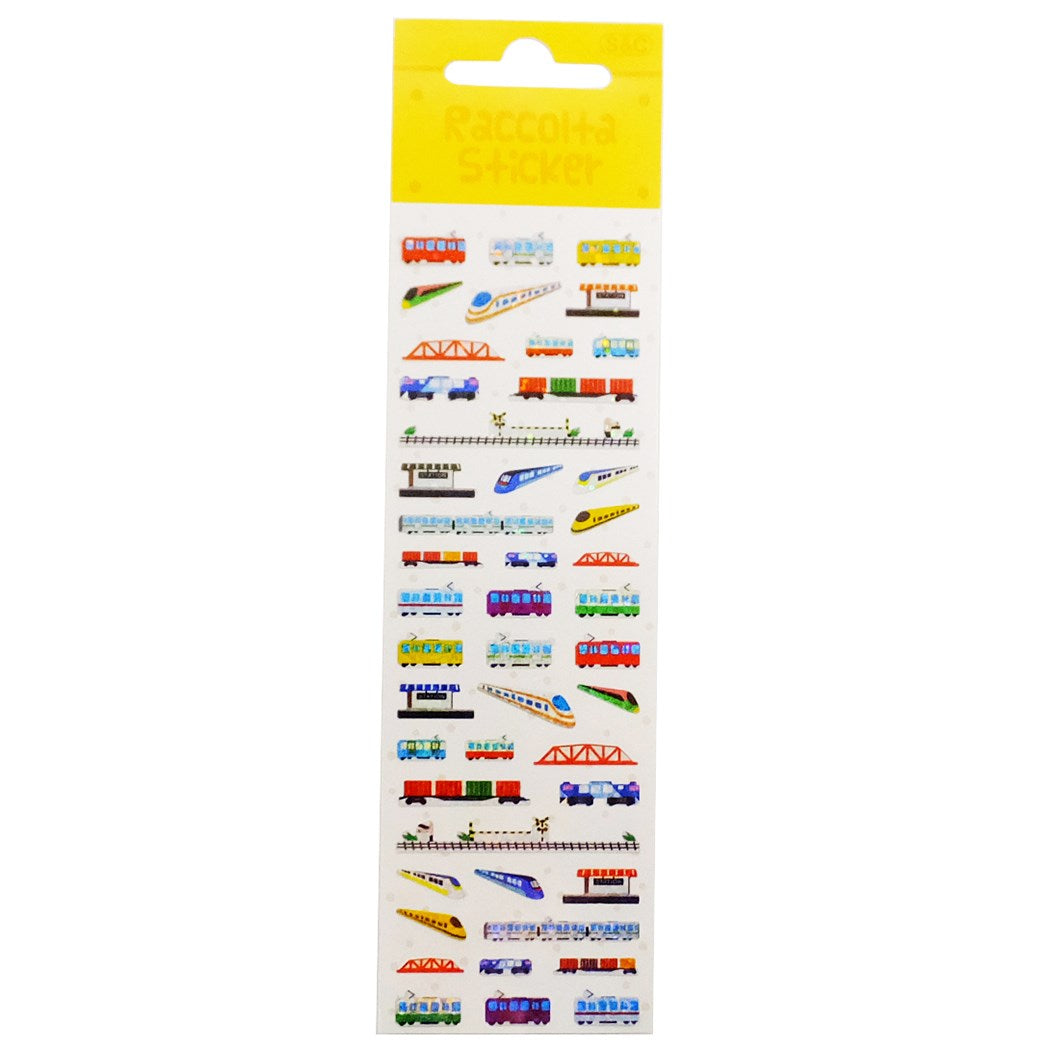 電車 ラコルテステッカー RCM121 グッズ シールシート ラッピング雑貨 鉄道 S＆Cコーポレーション かわいい プレゼント 男の