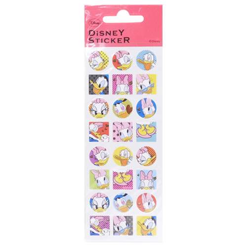 ドナルド＆デイジー ミニステッカー シール SDC023 ディズニー Disney S＆Cコーポレーション 可愛い 手帳デコ プレゼント
