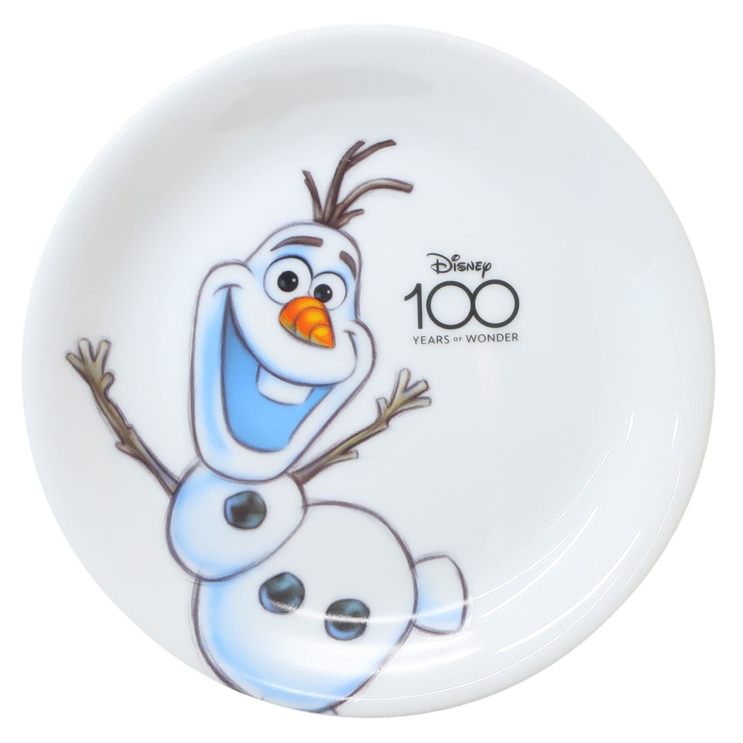 アナと雪の女王 プレート 中皿 オラフ ヘリテージ スケッチ 100周年記念 ディズニー キャラクター