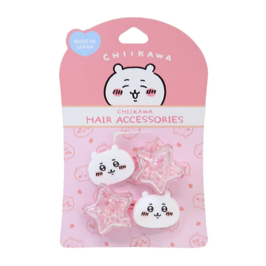 ちいかわ グッズ ヘアアクセ キャラクター シェイクヘアポニー 2個セット ちいかわ ピンク