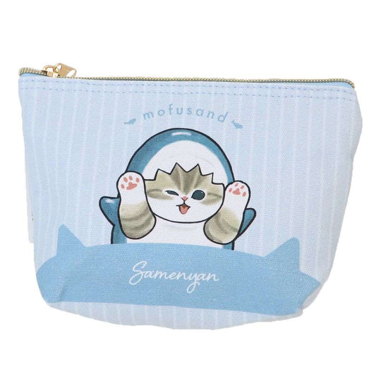 モフサンド グッズ コスメポーチ キャラクター モフサンドポーチ サメにゃん