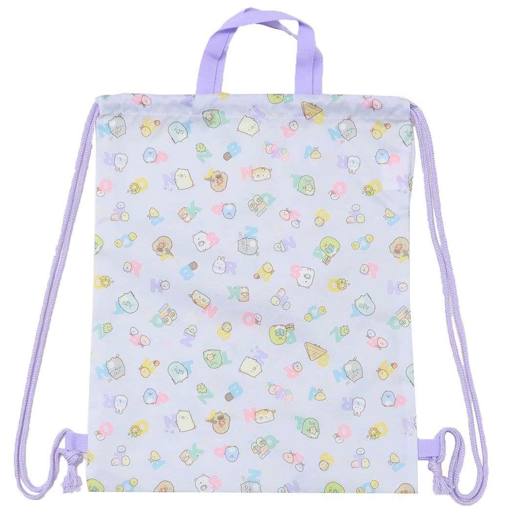 すみっコぐらし サンエックス ナップサック キャラクター 総柄 新入学