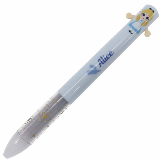 ふしぎの国のアリス グッズ 黒 赤 2色ボールペン ディズニー mimi ペン ver2 サカモト プレゼント 男の子 女の子 ギフト